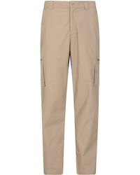 Mountain Warehouse - Trek Mens Trousers - Lightweight, Quick Dry Trousers, 6 Pockets, Easy Pack Casual Pants - For Hiking, Dark - Lyst