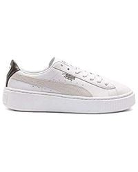 puma basket platform euphoria bianco puma basket platform euphoria bianco
