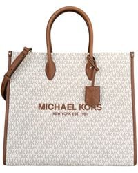 Michael Kors - Mirella Large Signature Mk Tote Bag - Lyst