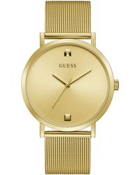 Guess - Analog Japanese Quartz Watch With Stainless Steel Strap Gw0460g2 - Lyst
