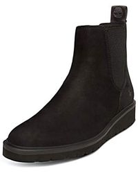 timberland black ellis street chelsea boot