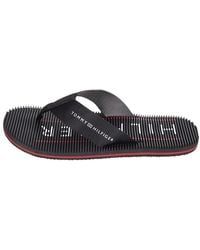 Tommy Hilfiger - Tongs Massage Footbed Beach Sandal Claquettes - Lyst