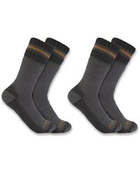 Carhartt - Heavyweight Synthetic-wool Blend Boot Sock 2 Pack - Lyst
