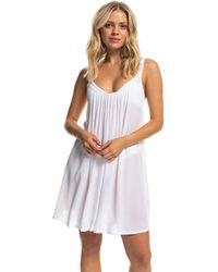 Roxy - Summer Adventures Coverup Dress Swimwear Cover Up - Lyst