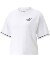PUMA - T-Shirt " POWER Tape T-Shirt für Damen" - Lyst