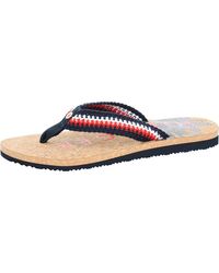 Chanclas de dedo y de pala Tommy Hilfiger de mujer: hasta el 40 % de  descuento | Lyst