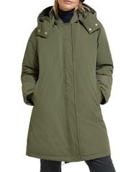 Scotch & Soda - Water Repellent Mid Length Parka With Repreve® Filling - Lyst