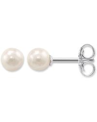 Thomas Sabo - Orecchini da Donna con Perle Coltivate D'acqua Dolce in Argento Sterling 925 Bianco H1431-028-14 - Lyst