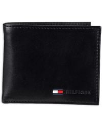 Tommy Hilfiger - Geldbörse aus echtem Leder mit Münzfach - Lyst