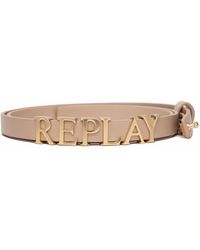 Replay - Gürtel mit Logo - Lyst