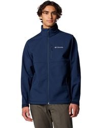 Columbia - Ascender Softshell Jacket, Collegiate Navy, Xx-large (us) - Lyst