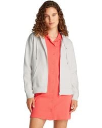 Tommy Hilfiger - Donna Felpa con Zip e Cappuccio - Lyst