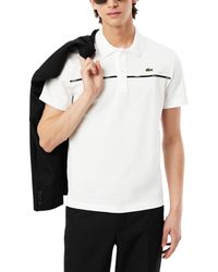 Lacoste - Regular Fit Taping Polo - Lyst