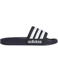 adidas - Adilette Shower (Ink//Ink) Shoes - Lyst