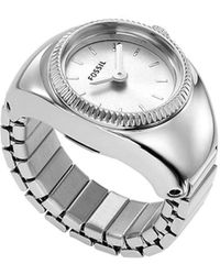 Fossil - Watch Ring ES5245 orologio ad anello da donna in acciaio inossidabile - Lyst