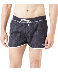 DIESEL - _bmbx-jesper Boxers_swimwear_black_xl - Lyst