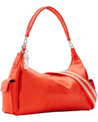 Desigual - Half Logo 24 New Accessories PU Shoulder Bag - Lyst