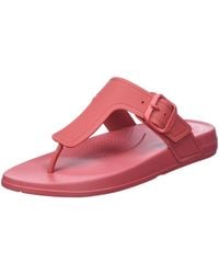 Fitflop - Iqushion Adjustable Toe Post Flip Flop - Lyst