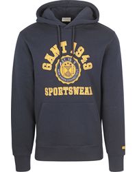 GANT - Front Graphic Sweat Hoodie Kapuzenpullover - Lyst