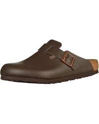 Birkenstock - S Boston Brown Leather Sandals 40 EU - Lyst