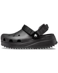 Crocs™ - Classic Hiker S Flat Sandals Black 7 Uk - Lyst