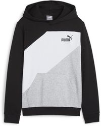 PUMA - Power Colorblock Hoodie Tr B Sweat - Lyst