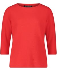 Betty Barclay - Casual-Shirt mit Struktur Poppy Red,48 - Lyst