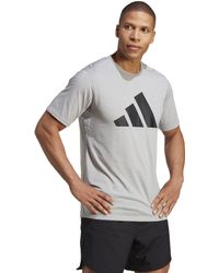 adidas - Train Essentials Feelready Logo Training T-Shirts - Lyst