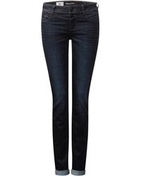 Street One - Slim Jeans Jane Dark Blue Rinsed Optic 27W / 32L - Lyst