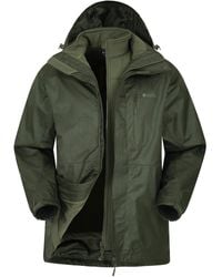 Mountain Warehouse - In-1 wasserdichte Outdoor--Jacke - wasserabweisende Laufjacke und Arbeitsjacke bei Regen für - Lyst