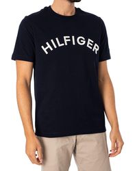 Tommy Hilfiger - T-shirt bombé pour homme Bleu - Lyst