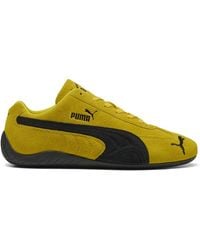 PUMA - Mens Speedcat Og Lace Up Sneakers Shoes Casual - Yellow, Yellow, 7.5 Uk - Lyst