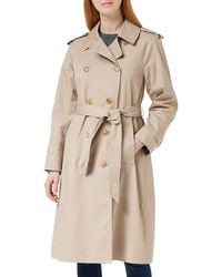 Tommy Hilfiger - Cotton Blend Db Trench Trenchcoat - Lyst