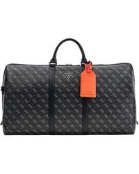 Guess - Travel Bag Milano Weekender Dark Black - Lyst