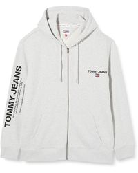 Tommy Hilfiger - TJM Plus REG Entry Zip-Thru Hood DM0DM17941 Durchgehender Reißverschluss-Hoody - Lyst