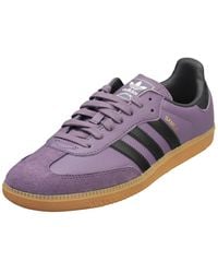 adidas - Unisex Samba OG Schuhe - Lifestyle, Athletic & Sneakers, Shadow Violet/Carbon/Core White, 8 - Lyst