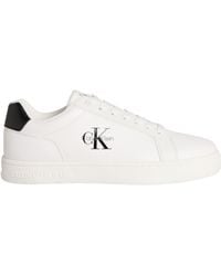 Calvin Klein - Uomo Sneakers con Suola Preformata Classic Mono in Pelle - Lyst