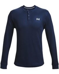 Under Armour - Ua Waffle Henley Shirt Long Sleeve - Lyst