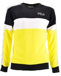pull fila jaune homme