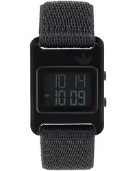 adidas - Black Fabric Strap Watch - Lyst