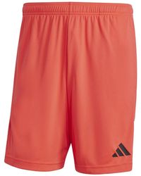 adidas - S Sereno Training Shorts Lucid Red/white L - Lyst