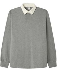 Springfield - Lisa De Rugby L/s T-shirt Van 100% Bci-katoen - Lyst
