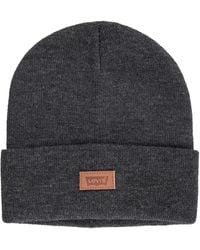 Levi's - 's Classic Warm Winter Knit Beanie Hat Cap Fleece Lined For And - Lyst