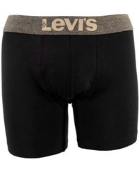 Levi's - Melange Waistband Organic Cotton Boxer Briefs 2 Pack Slip - Lyst