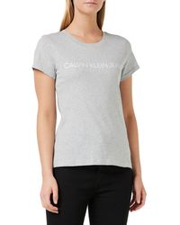 Calvin Klein - J20j207879 Core Institutional T-shirt - Lyst