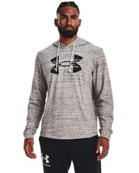 Under Armour - Standard Rival Terry Logo Hoodie, - Lyst