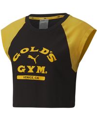 PUMA - X Golds Gym Crop Top - Lyst