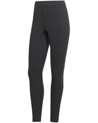 adidas - S Adizero Essentials Running Long Leggings Black L - Lyst
