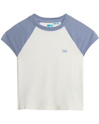 Superdry - Essential Logo Raglan T-Shirt - Lyst