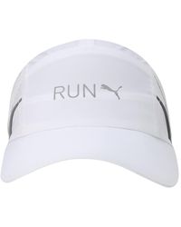 PUMA - Lightweight Running Cap White Adult - Lyst
